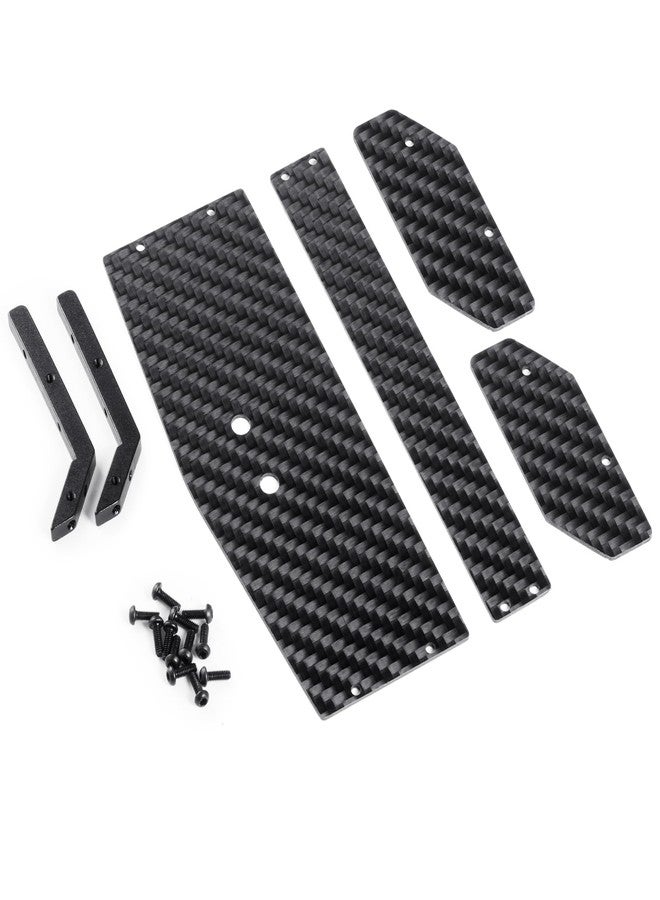 RCHUBAM 1/16 RC Rear Wing Spoiler Carbon Fiber RC Tail Wing Compatible with Losi Mini-B 1/16 RC Off Road RC Truck Upgrade Parts - Image 4